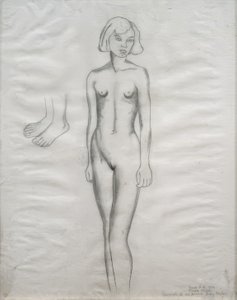 Représentation nue de ma cousine Ady Weber - Frida Kahlo