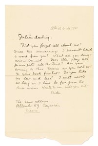 Lettre autographe signée (