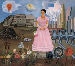 Autoportrait à la frontière entre le Mexique et les États-Unis