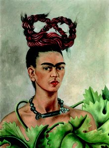Autoportrait avec tresse - Frida Kahlo