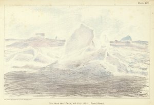 Glace près du 