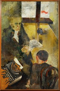Interrogation (huile sur toile) - Friedl Dicker-Brandeis