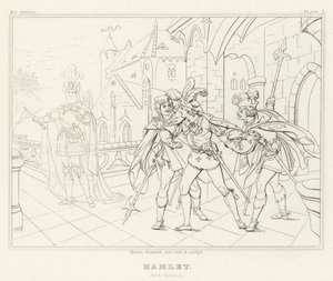 Hamlet, Acte I, Scène 4 (gravure)
