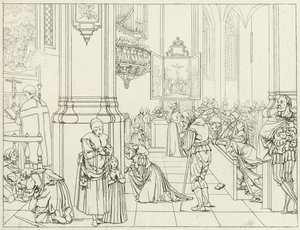 Illustration pour le Faust de Goethe - Friedrich August Moritz Retzsch