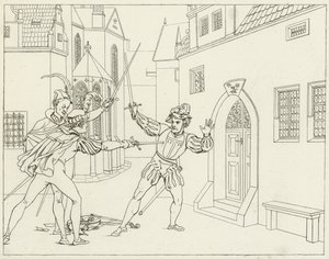 Illustration pour le Faust de Goethe - Friedrich August Moritz Retzsch