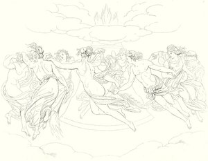 Illustration pour Lied von der Glocke de Schiller - Friedrich August Moritz Retzsch
