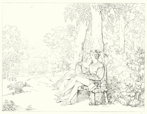 Illustration pour le Lied von der Glocke de Schiller, ou Le Chant de la Cloche (gravure)