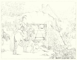 Illustration pour le Lied von der Glocke de Schiller, ou Le Chant de la Cloche (gravure)