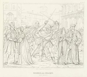 Roméo et Juliette, Acte I, Scène 1 (gravure)