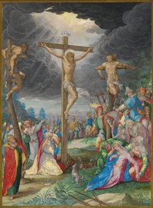 La crucifixion - Friedrich Brentel after Aegidius Sadeler II after Christoph Schwarz