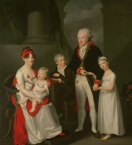 Marc Andre Souchay (1759-1814) et sa famille, vers 1805
