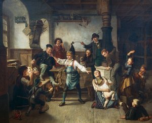 Enfants jouant à colin-maillard, vers 1860, par Friedrich Carl Hoesch, Allemagne - Friedrich Carl Hoesch