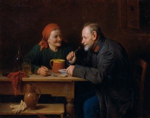 Le déjeuner - Friedrich Friedländer Ritter von Malheim