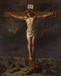 Crucifix dans un paysage