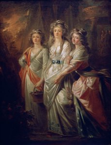 Les comtesses Elisabeth, Christiane et Marie Karoline von Thun