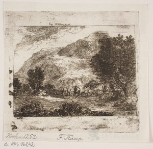 Paysage près de Wallenstadt - Friedrich Kaup