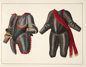 Armure, planche de 