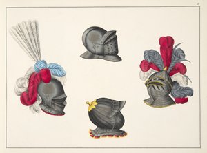 Casques, planche de 