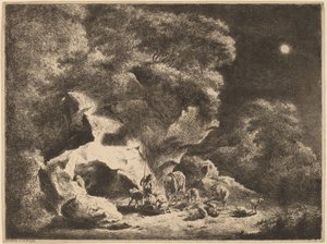 Un vol nocturne - Friedrich Müller
