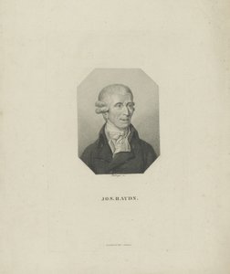 Portrait du compositeur Joseph Haydn 1732-1809, 1818