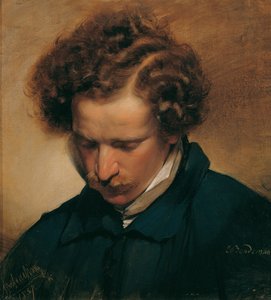 Le peintre Eduard Bendemann - Friedrich von Amerling