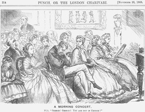 Un concert matinal, 1865