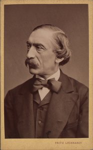 Portrait du compositeur Carl Evers 1819-1875, avant 1875 - Fritz Luckhardt
