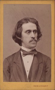 Portrait du compositeur Josef Strauss, 1827-1870, vers 1868