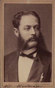Portrait du compositeur Wilhelm Westmeyer 1829-1880 - Fritz Luckhardt