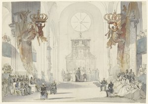 Mariage de la princesse Louise avec le prince Charles de Suède - Fritz Ludwig von Dardel