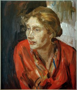 Portrait de la fille Alexandra - Fritz Mackensen