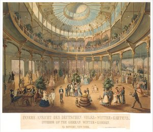 Vue intérieure du Jardin d