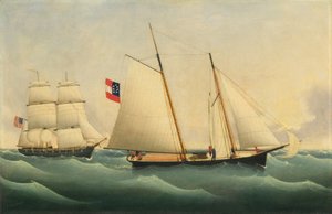 Capture du "Savannah" par le "U.S.S. Perry"