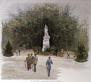 Le mémorial de Louise dans le Thiergarten de Berlin