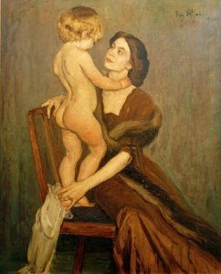 Dame avec enfant