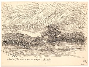 Vers le soir, il atteignit une petite maison de paysan pauvre - Fritz Syberg