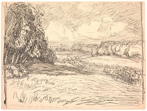 Autour des champs et des prés, il y avait de grandes forêts - Fritz Syberg
