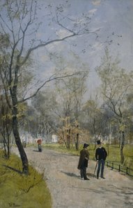 Depuis le jardin royal - Fritz Thaulow