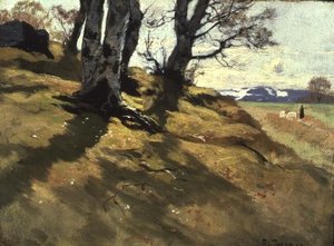 Paysage à Stord, Norvège - Fritz Thaulow