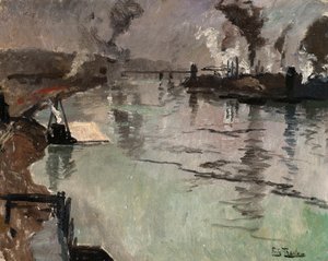 Cheminées le long de la rivière