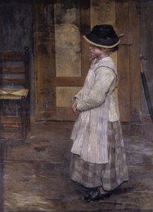 À la porte - Fritz von Uhde