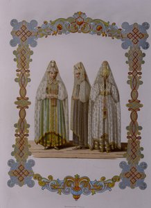 Costumes de jeunes filles de Torjok De la série Vêtements de l