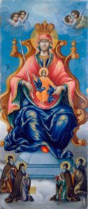La mère de Dieu Pecherskaya - Fyodor Nikonovsky