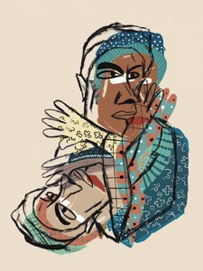 Figures aux motifs abstraits - GIovanna Gil Alves