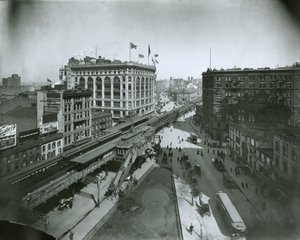 Broadway, nord depuis la 32e rue, New York - G.P. Hall und Sohn