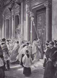 Une coutume de Carême, Rome - G.S. Amato