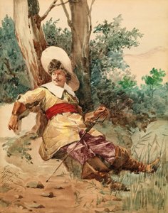 Mousquetaire au repos, n.d. - G. Camfri