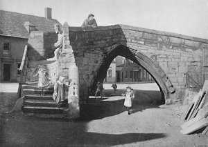 Vieux pont à Crowland, Lincolnshire, vers 1896