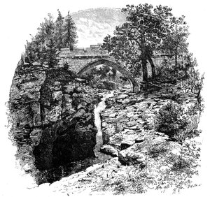 Le Linn de Dee, Aberdeenshire, Écosse, 1900