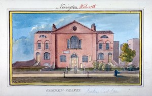 Chapelle de Camden, East Lane, Southwark, Londres, 1825